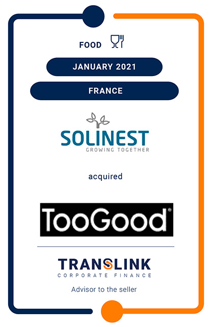 Translink advised Toogood on the sale of the company to Solinest